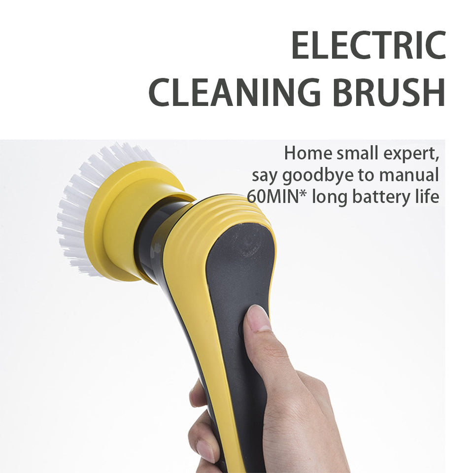 6 In 1 And 10 In 1 Electric Spin Scrubber Cleaning Brush Wireless Adjustable Multifunctional Gadgets For Bathroom Kitchen Windows Toilet