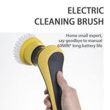 6 In 1 And 10 In 1 Electric Spin Scrubber Cleaning Brush Wireless Adjustable Multifunctional Gadgets For Bathroom Kitchen Windows Toilet