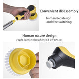 6 In 1 And 10 In 1 Electric Spin Scrubber Cleaning Brush Wireless Adjustable Multifunctional Gadgets For Bathroom Kitchen Windows Toilet