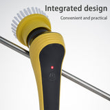 6 In 1 And 10 In 1 Electric Spin Scrubber Cleaning Brush Wireless Adjustable Multifunctional Gadgets For Bathroom Kitchen Windows Toilet